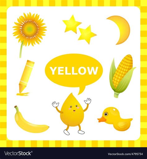 color yellow for preschool