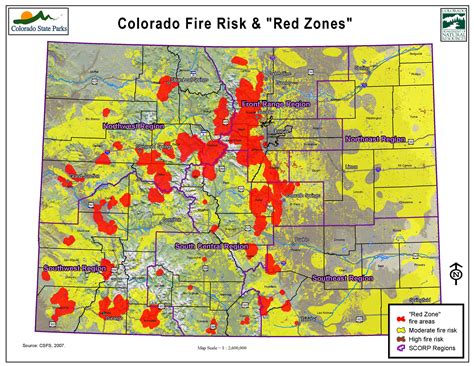 Colorado Fire Zones Map