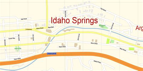 Colorado Map Idaho Springs