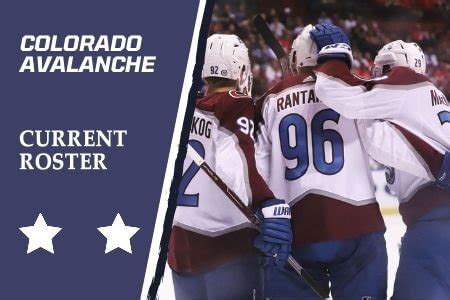 colorado avalanche current roster