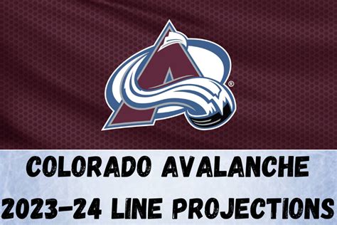 colorado avalanche lines 2023