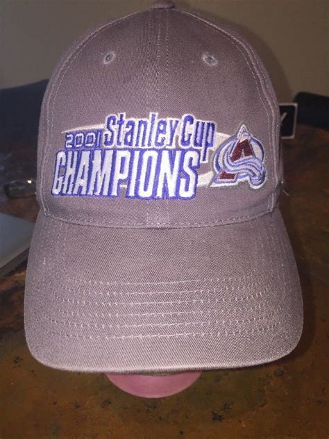 colorado avalanche stanley cup champions hat