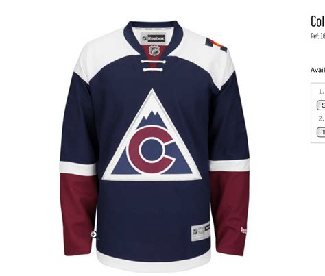 colorado avalanche third jersey