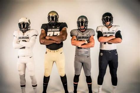 colorado buffaloes home uniforms