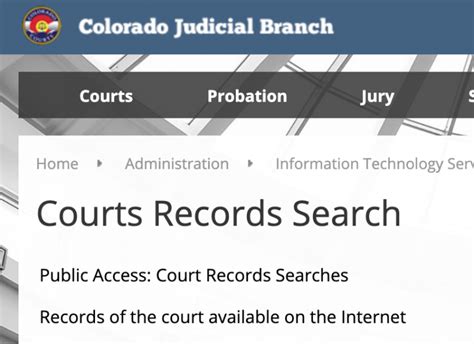 colorado judicial court docket search