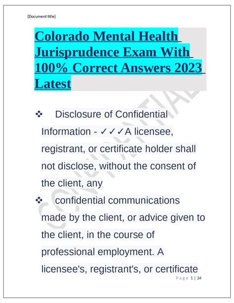 colorado jurisprudence exam answers