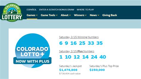 colorado lottery numbers check