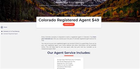 colorado registered agent portal