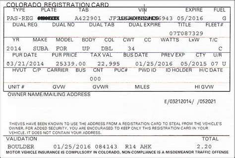 colorado registration verification code
