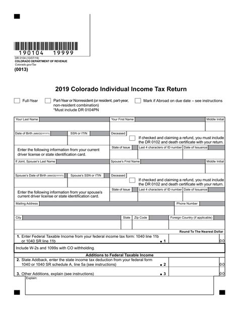 colorado revenue online tax refund