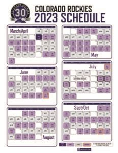 colorado rockies 2023 schedule preview