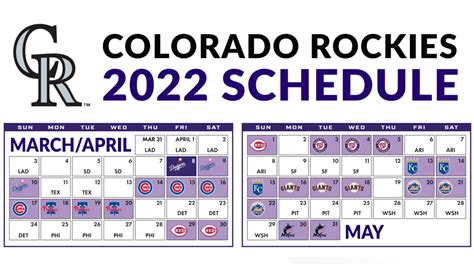 colorado rockies promotional schedule 2022