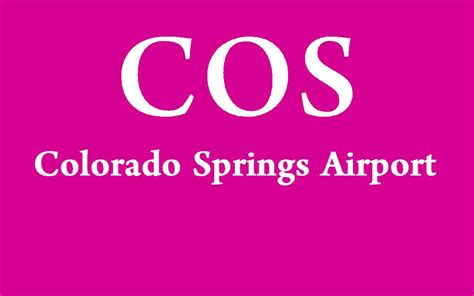 colorado springs co airport code