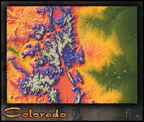 colorado terrain map