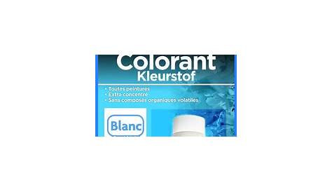 Colorant universel 25 ml Onyx Blanc de Colorant peinture
