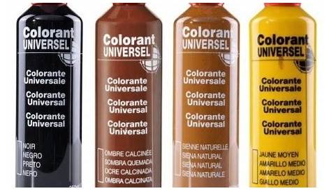 Colorant Universel Pour Peinture 25 Ml Onyx Oxyde Jaune De