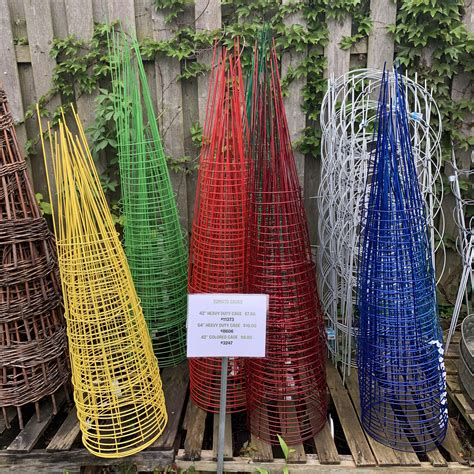 Colored Tomato Cages