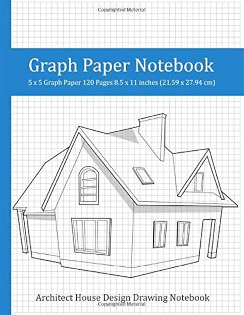 Colored Architectural Graph Paper Notebook