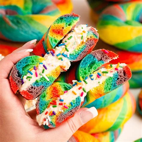 Colored Bagel Recipe