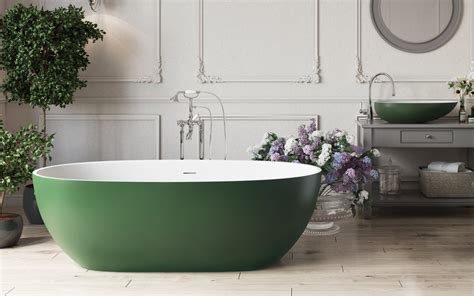 Colored Bathtubs Green