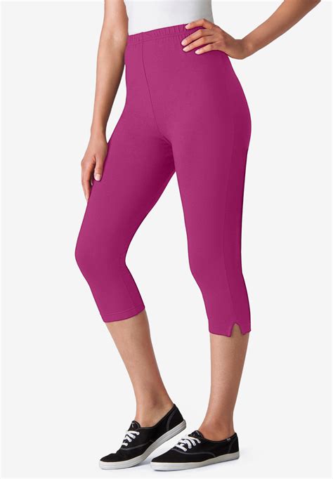 colored capri leggings for women