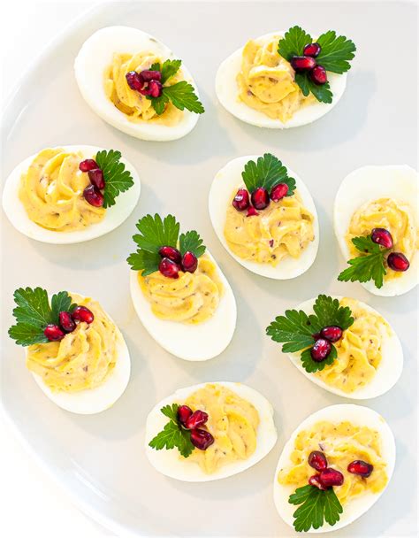 Colored Deviled Eggs Christmas