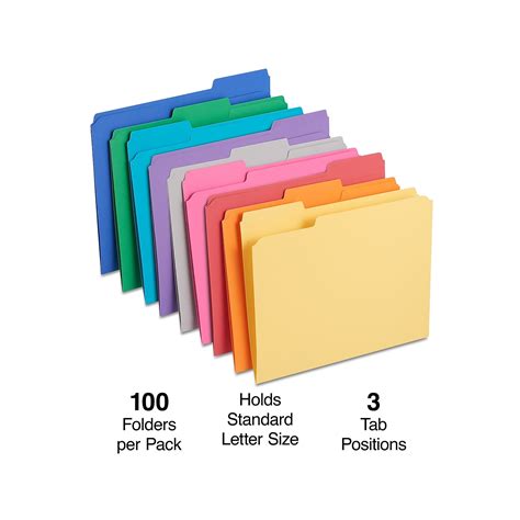 Colored Folders Staples