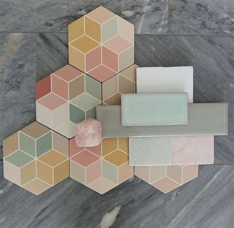 Colored Hexagon Ceramic Floor Tile