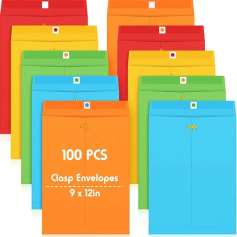 Colored Manilla Envelopes