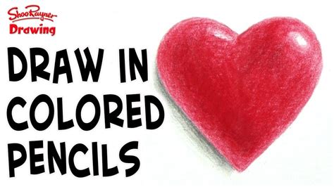 Colored Pencil Heart Drawing