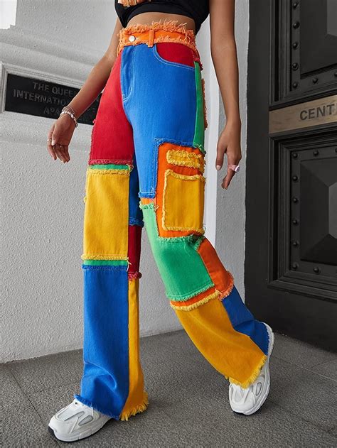 Colored Rainbow Jeans