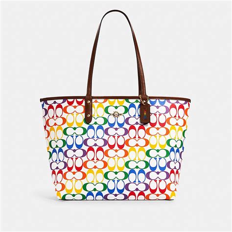 Favorite Colorful Coach Tote Bag Best References