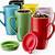 colorful coffee mugs