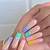 colorful coffin nails