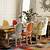 colorful dining room chairs