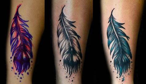 Cover-up feather tattoo | Tattoos, Feather tattoo, Creative tattoos