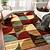 colorful geometric rug