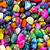 colorful rocks background