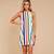 colorful striped dress