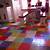 colorful vinyl floor tiles