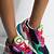 colorful women's sneakers
