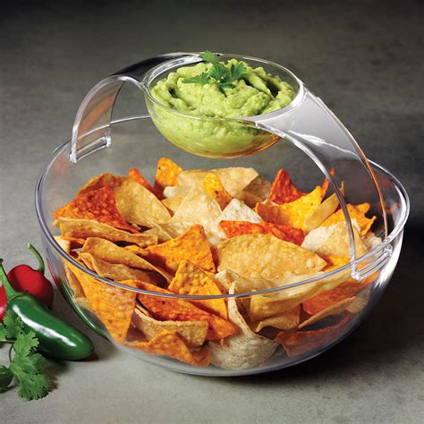 Colorful Chip Dip Bowl