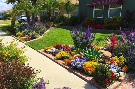Colorful Front Yard Revamp