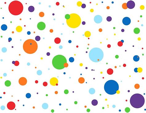 Vibrant & Playful: Create a Stunning Look with Colorful Polka Dot Backgrounds