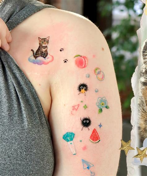 Colorful Small Tattoos