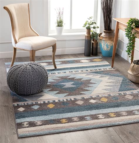 colorful woven area rug