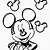 coloring micky mouse