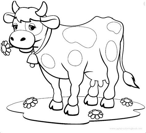 Coloring Page Cow