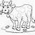 coloring page cow