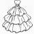 coloring page dresses